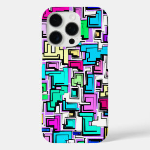 Modern Colorful Pattern Design iPhone 16 Pro Case