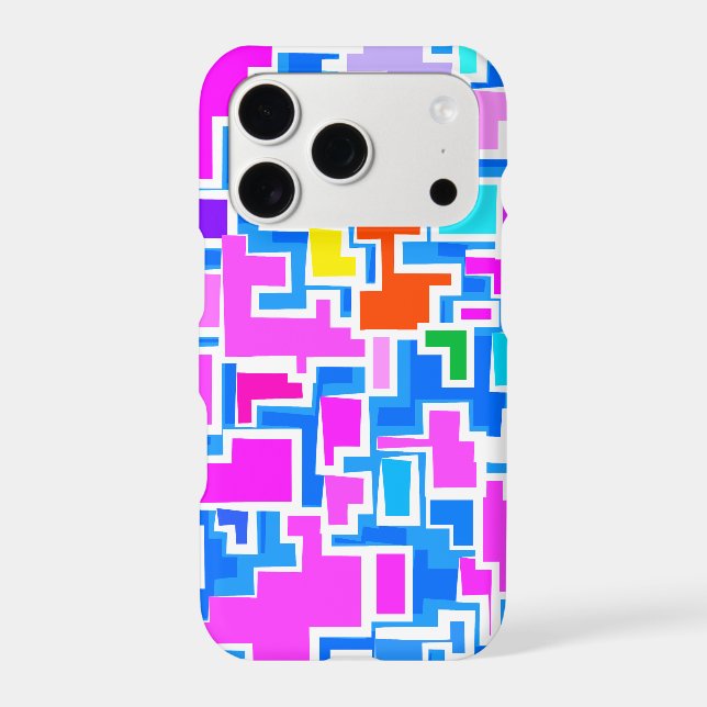 Modern Colorful Pattern Design Case-Mate iPhone Case (Back)
