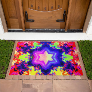 Modern Colorful Pattern Design Doormat