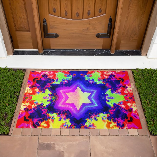 Modern Colorful Pattern Design Doormat (Outdoor)