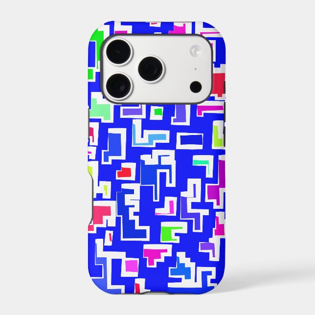 Modern Colorful Pattern Design Iphone Case (Back)