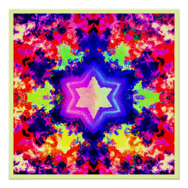 Modern Colorful Pattern Design Poster (Front)