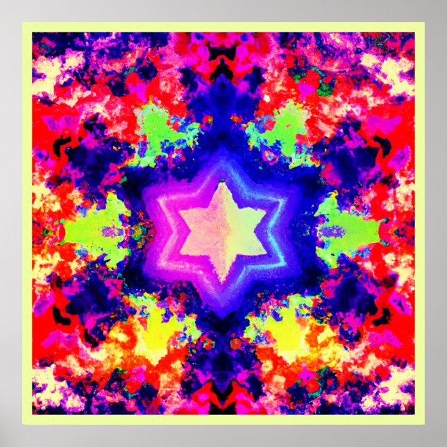 Modern Colorful Pattern Design Poster (Front)