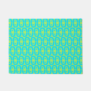 modern colorful pattern doormat