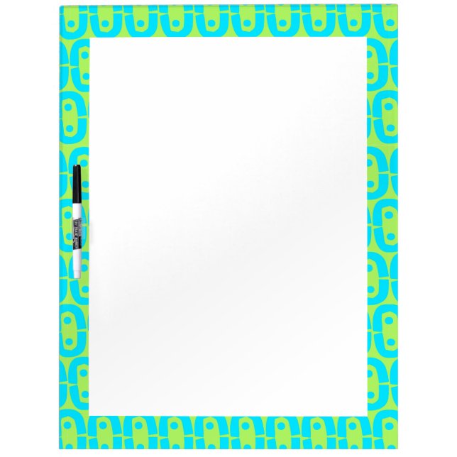 modern colorful pattern dry erase board (Front)