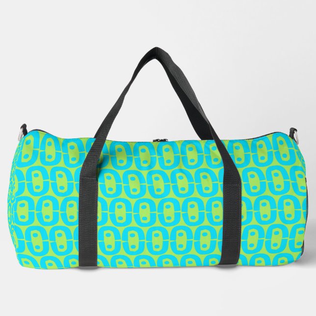 modern colorful pattern duffle bag (Front)