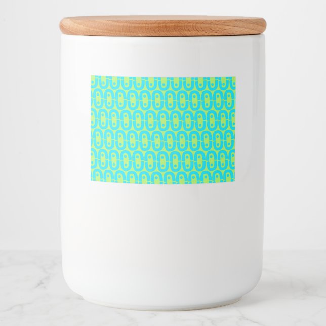 modern colorful pattern food label (Front)
