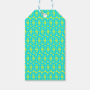 modern colorful pattern gift tags