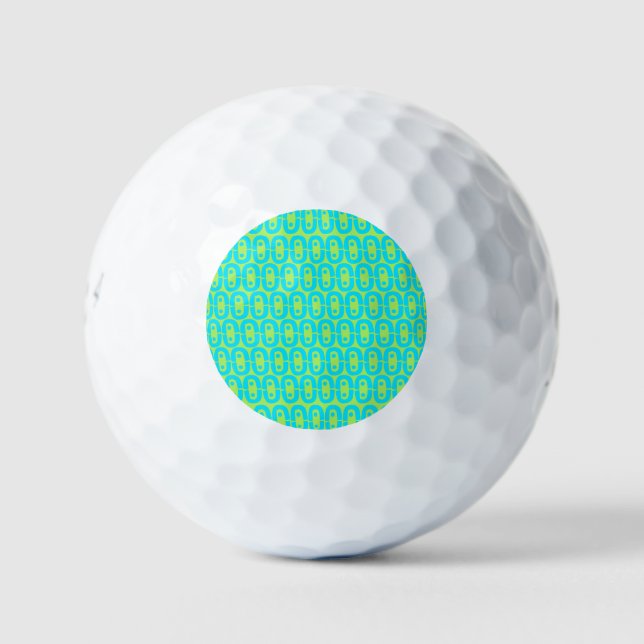 modern colorful pattern golf balls (Front)