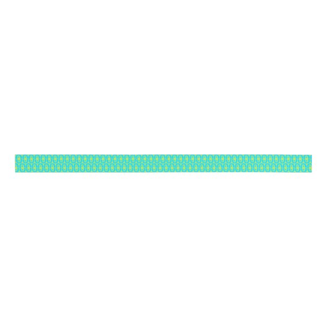 modern colorful pattern grosgrain ribbon (Front)