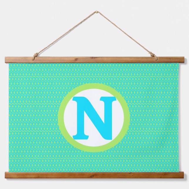 modern colorful pattern hanging tapestry (Front)