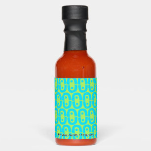 modern colorful pattern hot sauces