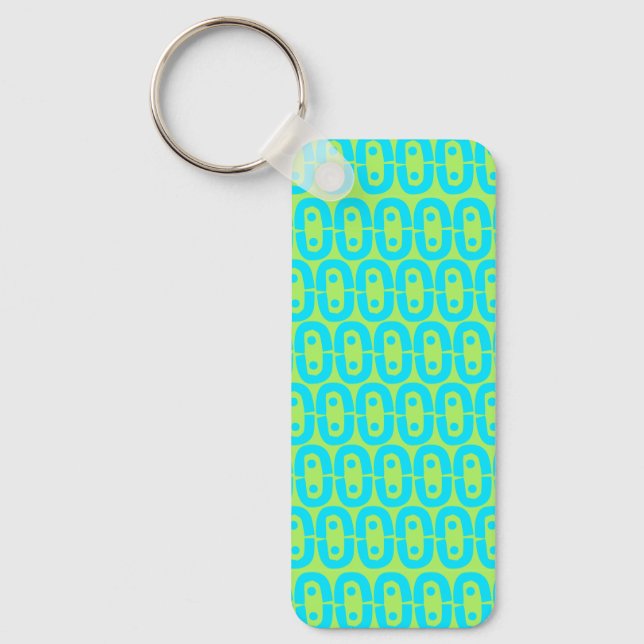 modern colorful pattern keychain (Front)