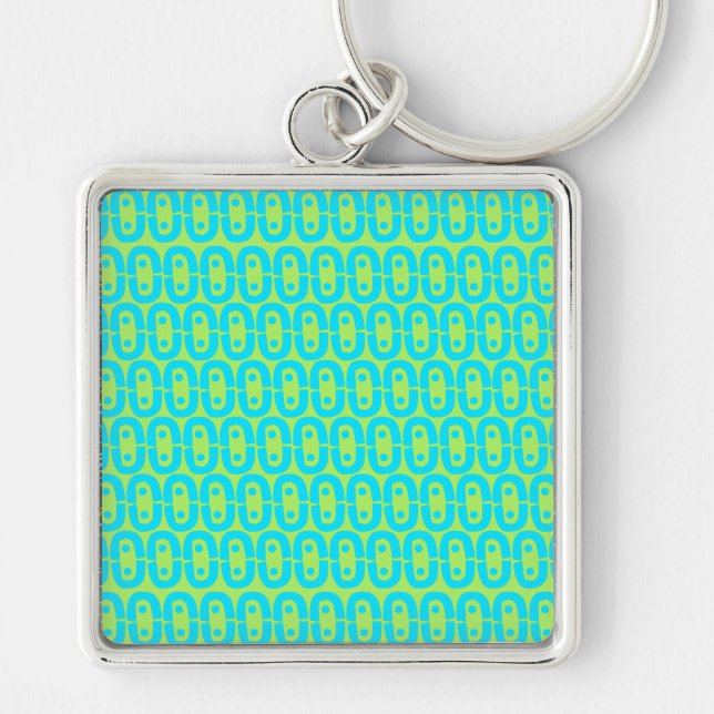 modern colorful pattern keychain (Front)