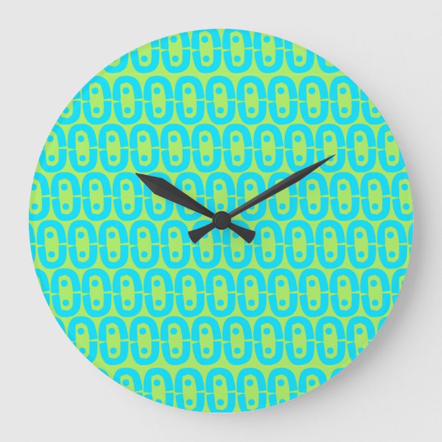 modern colorful pattern large clock (Front)