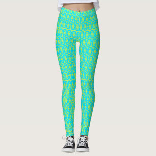 modern colorful pattern leggings