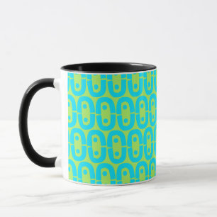 modern colorful pattern mug