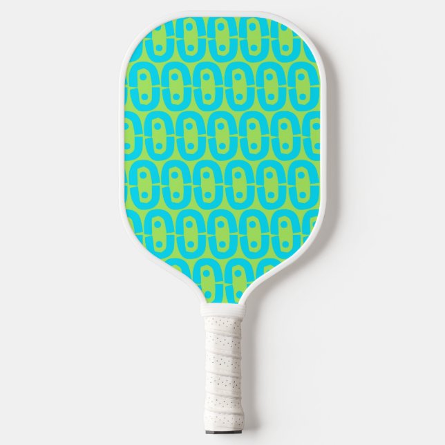 modern colorful pattern pickleball paddle (Front)