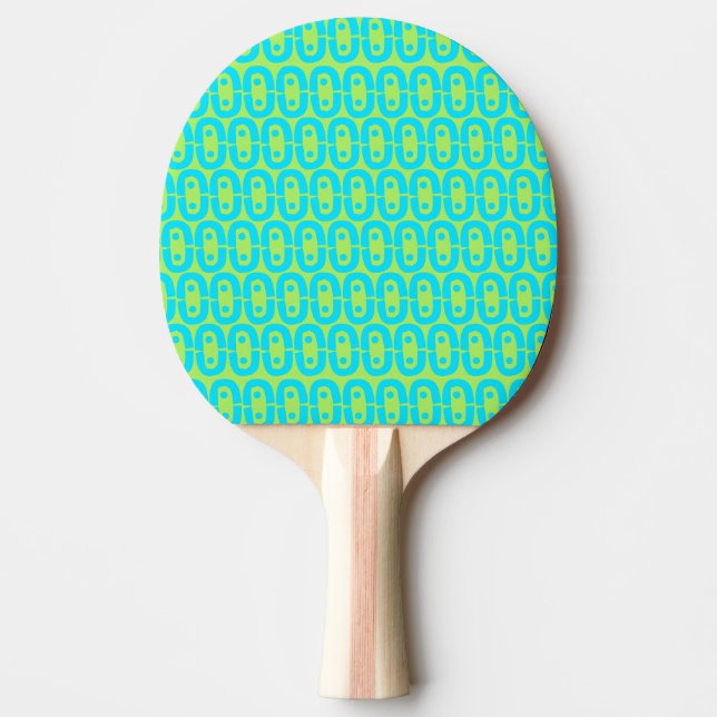 modern colorful pattern ping pong paddle (Front)