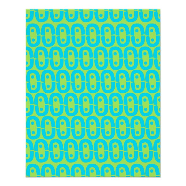 modern colorful pattern poster (Front)