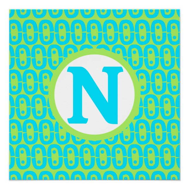 modern colorful pattern poster (Front)