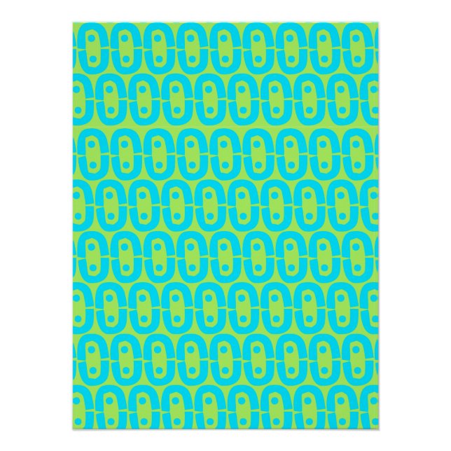 modern colorful pattern poster (Front)