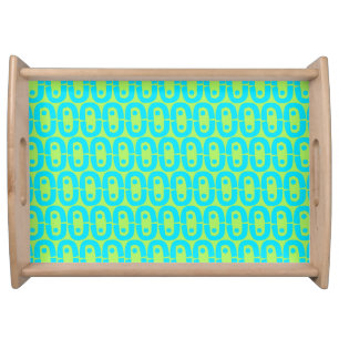 modern colorful pattern serving tray