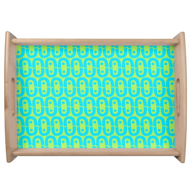 modern colorful pattern serving tray (Front)