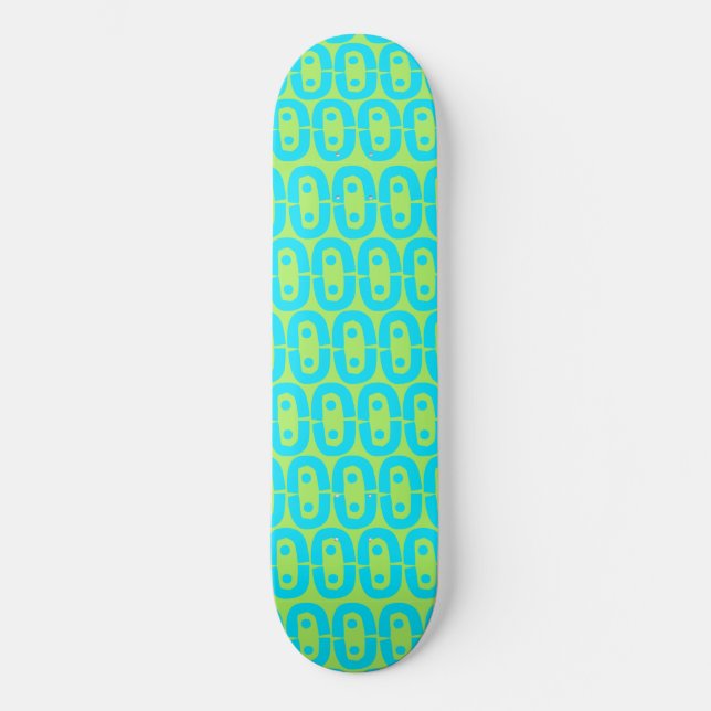 modern colorful pattern skateboard (Front)