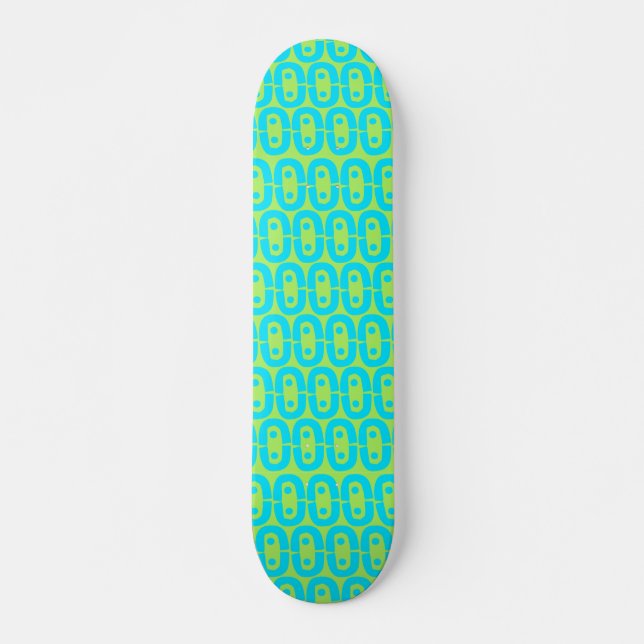 modern colorful pattern skateboard (Front)