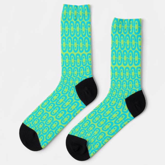 modern colorful pattern socks (Left)