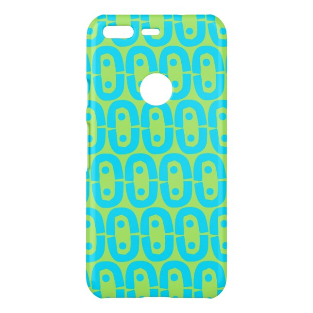 modern colorful pattern uncommon google pixel case (Back)