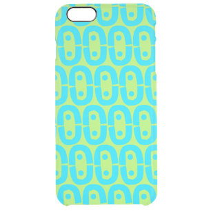 modern colorful pattern clear iPhone 6 plus case