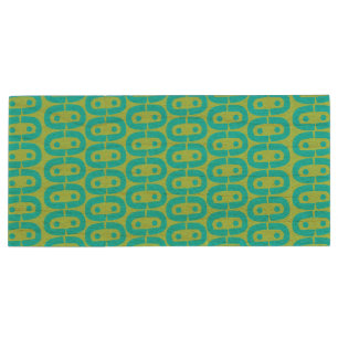 modern colorful pattern wood flash drive