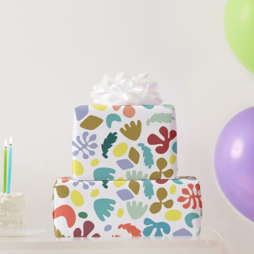 Modern Colorful Patterned Wrapping Paper