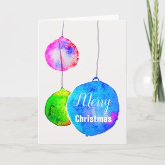 White christmas holiday card