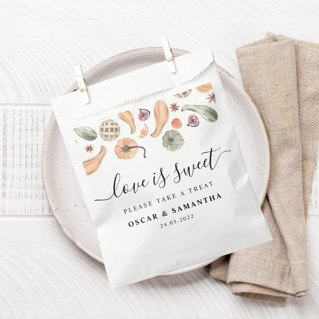 Modern Colorful Pumpkin Autumn  Favor Bag (Creator Uploaded)