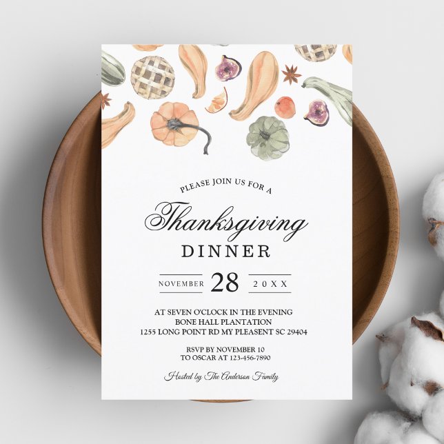 Modern Colorful Pumpkin Autumn  Invitation (Creator Uploaded)