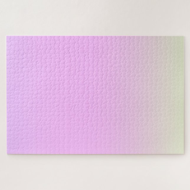 Modern colorful Rainbow gradient Watercolor  Jigsaw Puzzle (Horizontal)
