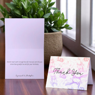 Modern Colorful Rainbow Mist Matching Inside Color Note Card