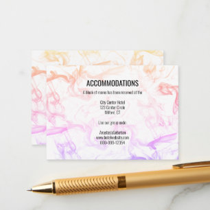 Modern Colorful Rainbow Mist Wedding Template