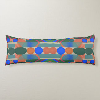 Modern Colorful Shapes Body Pillow