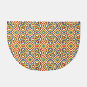 Modern Colorful Simple Batik Motifs Doormat