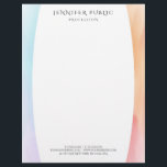 Modern Colorful Simple Design Template Trendy Letterhead<br><div class="desc">Modern Colorful Simple Design Template Trendy Professional Letterhead.</div>