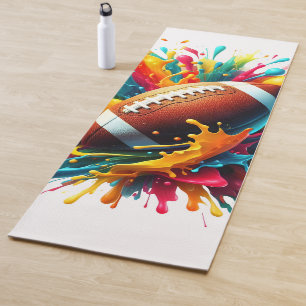 Modern Colorful Splash Game Ball Sports Yoga Mat