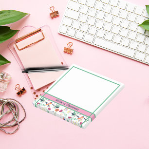 Modern Colorful Spring Wildflower Meadow Floral  Post-it Notes