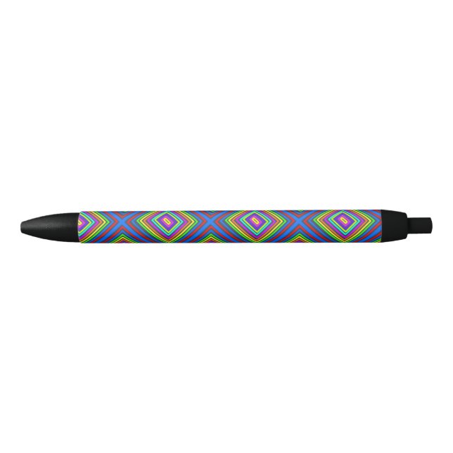 Modern colorful square geometric pattern graphic  pen (Front)