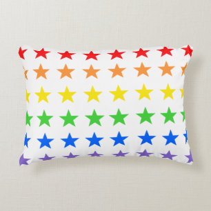 Modern Colorful Starry Pattern Accent Pillow