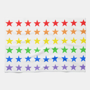 Modern Colorful Starry Pattern Kitchen Towel