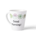 Modern Colorful Succulents Personalized Latte Mug